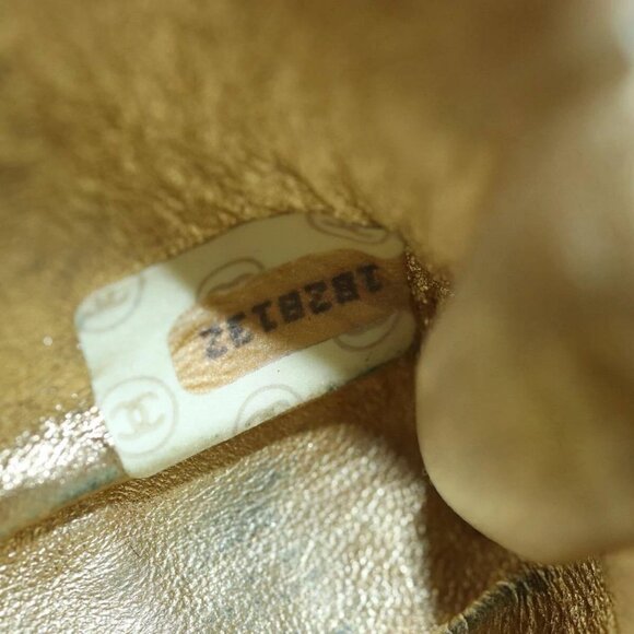 CHANEL Mini Matelasse Chain Shoulder Bag Lamb Skin Gold Tone - Picture 10 of 16